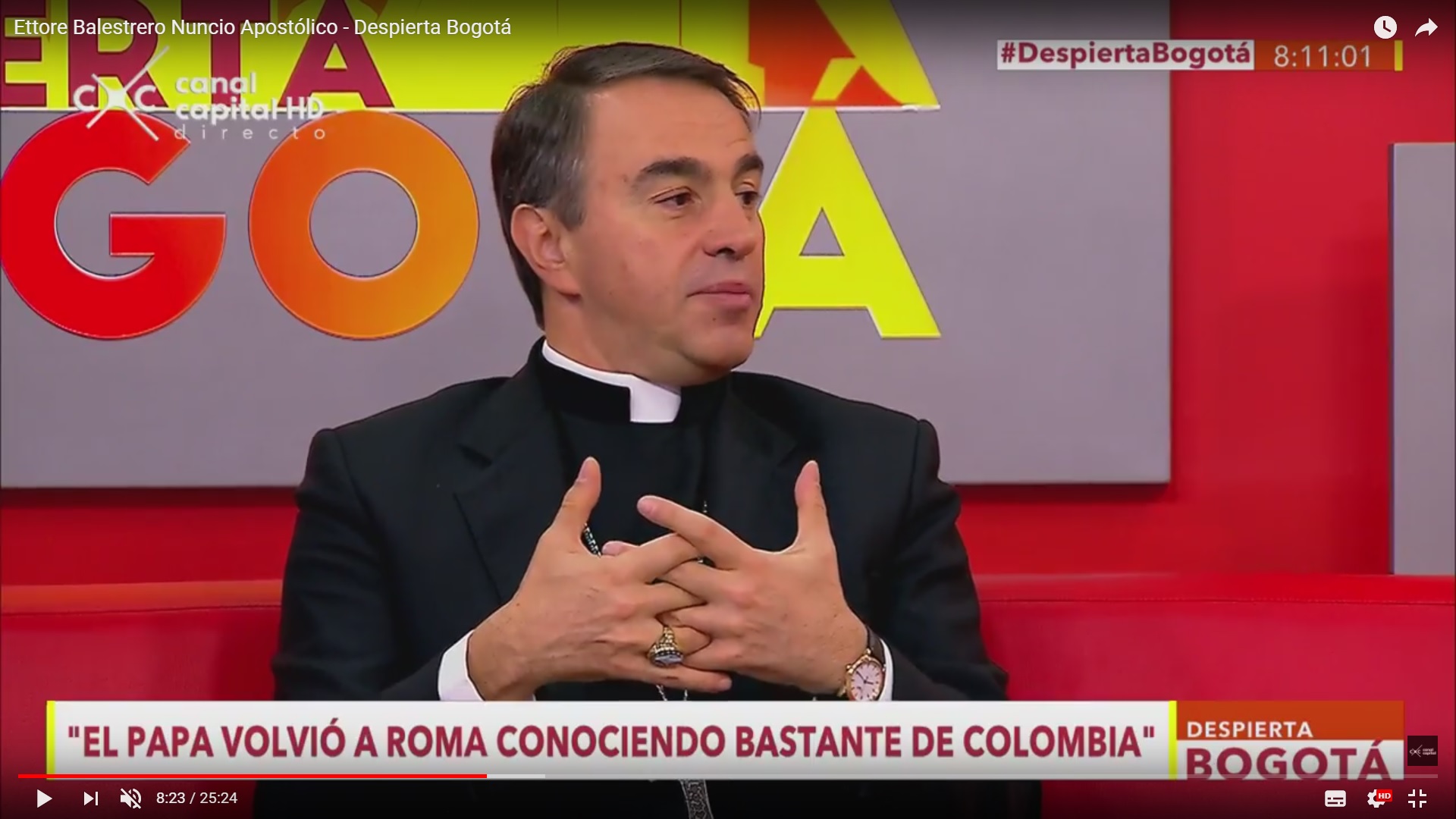 «El Papa Le Habló A Cada Colombiano»: Nuncio Apostólico