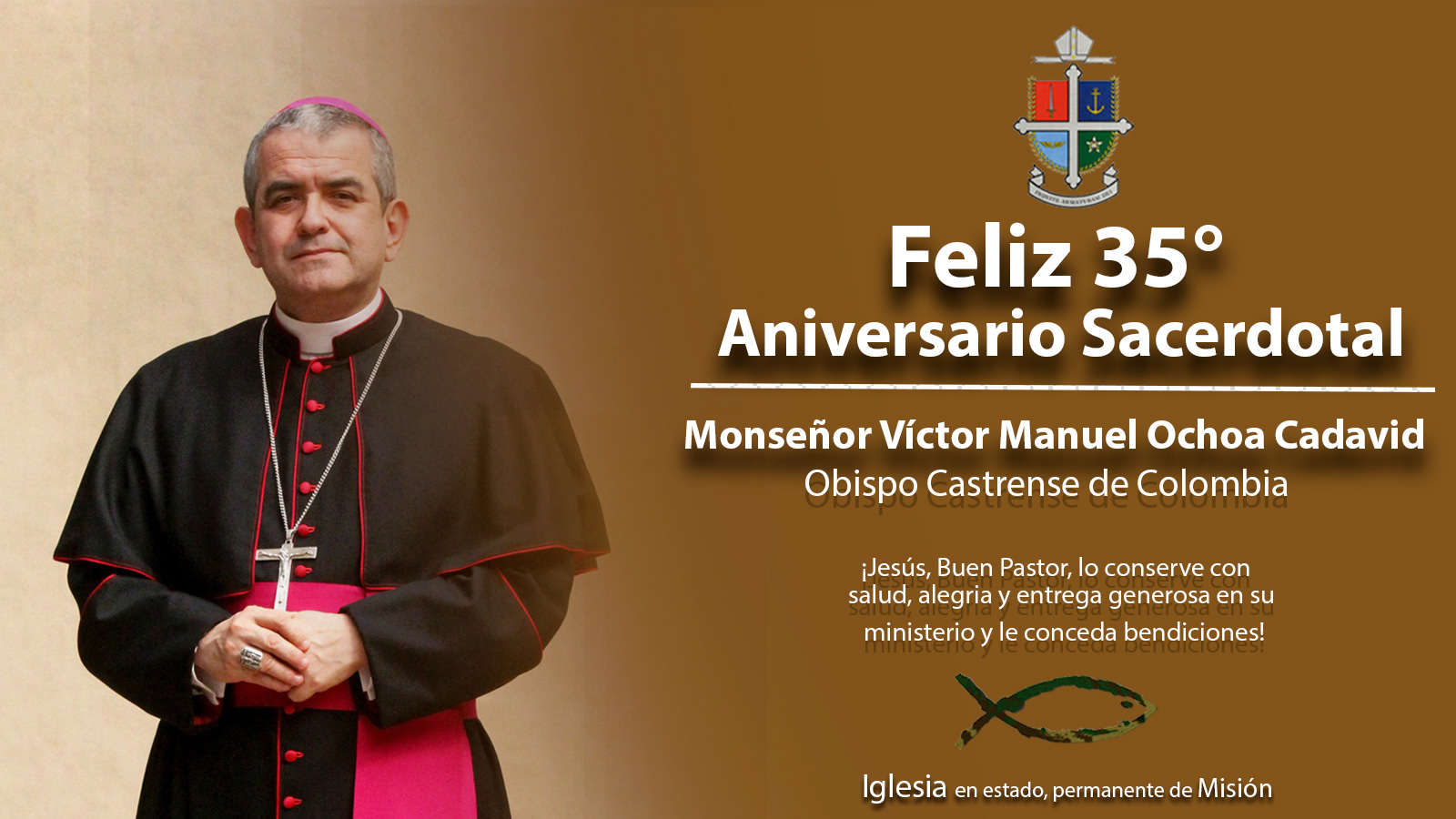 Aniversario Sacerdotal No. 35 De Mons. Víctor Manuel Ochoa Cadavid