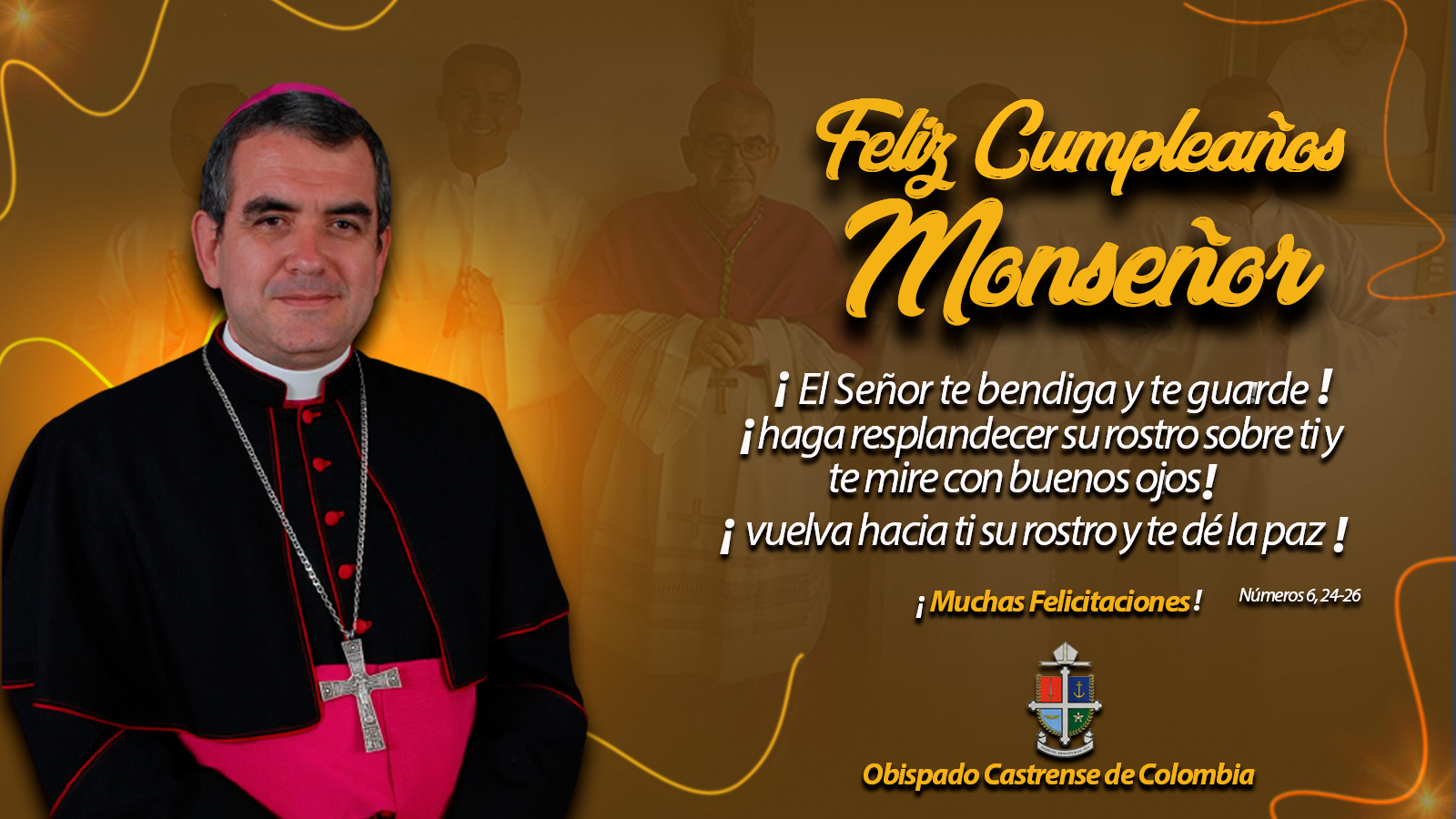 Felicitaciones A Nuestro Padre Y Pastor, Monseñor Víctor Manuel Ochoa Cadavid, En Su Cumpleaños.